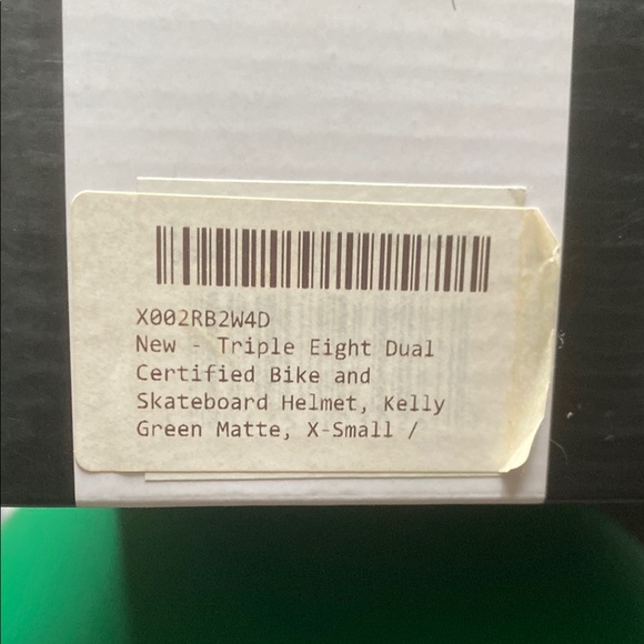 Triple Eight Green Multi-Sport Safety Helmet - Unisex XS/S - Picture 3 of 7